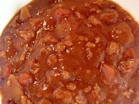 【簡単】ひき肉増し増し♪お肉たっぷりキーマカレー♪